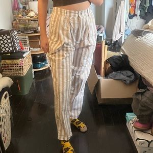 Urban Outfitters Striped 100% Cotton Pants